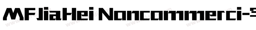MFJiaHei Noncommerci字体转换